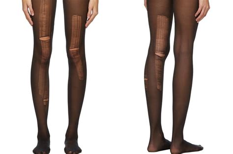 distressed gucci tights|Gucci knee high socks.